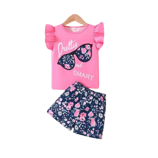 Baby & Kids 2pcs  Printed T-shirt Set (3mths-6yrs)-0051