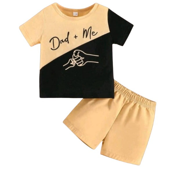 Baby & Kids 2pcs  Printed T-shirt Set (3mths-6yrs)-0016