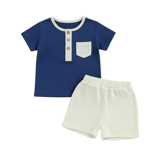 Baby & Kids 2pcs  Printed T-shirt Set (1years-7yrs)-0163