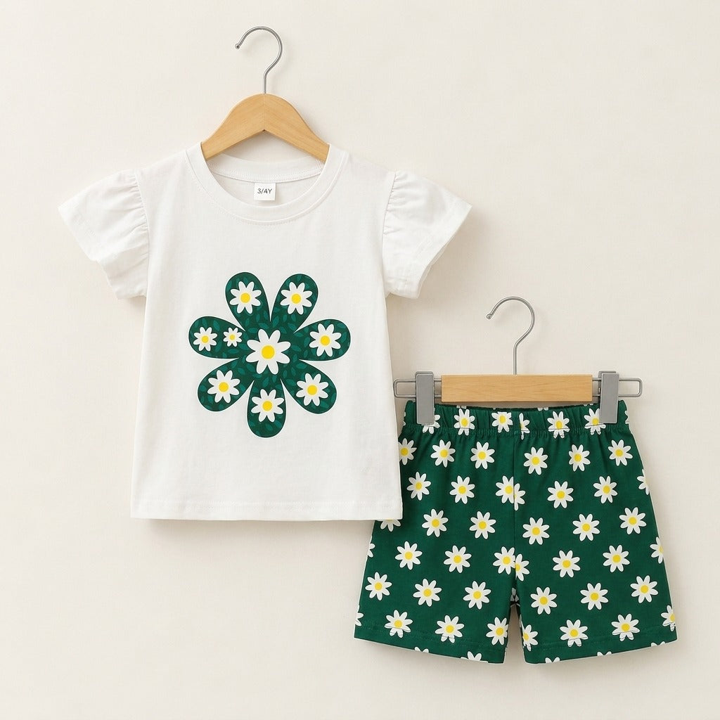 Girls  T-Shirt & Pant Set 225