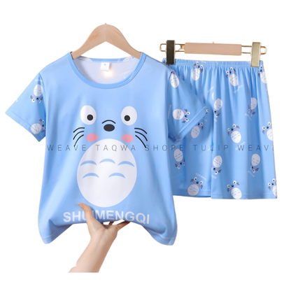 Baby & Kids 2pcs  Printed T-shirt Set (3mths-6yrs)-0011