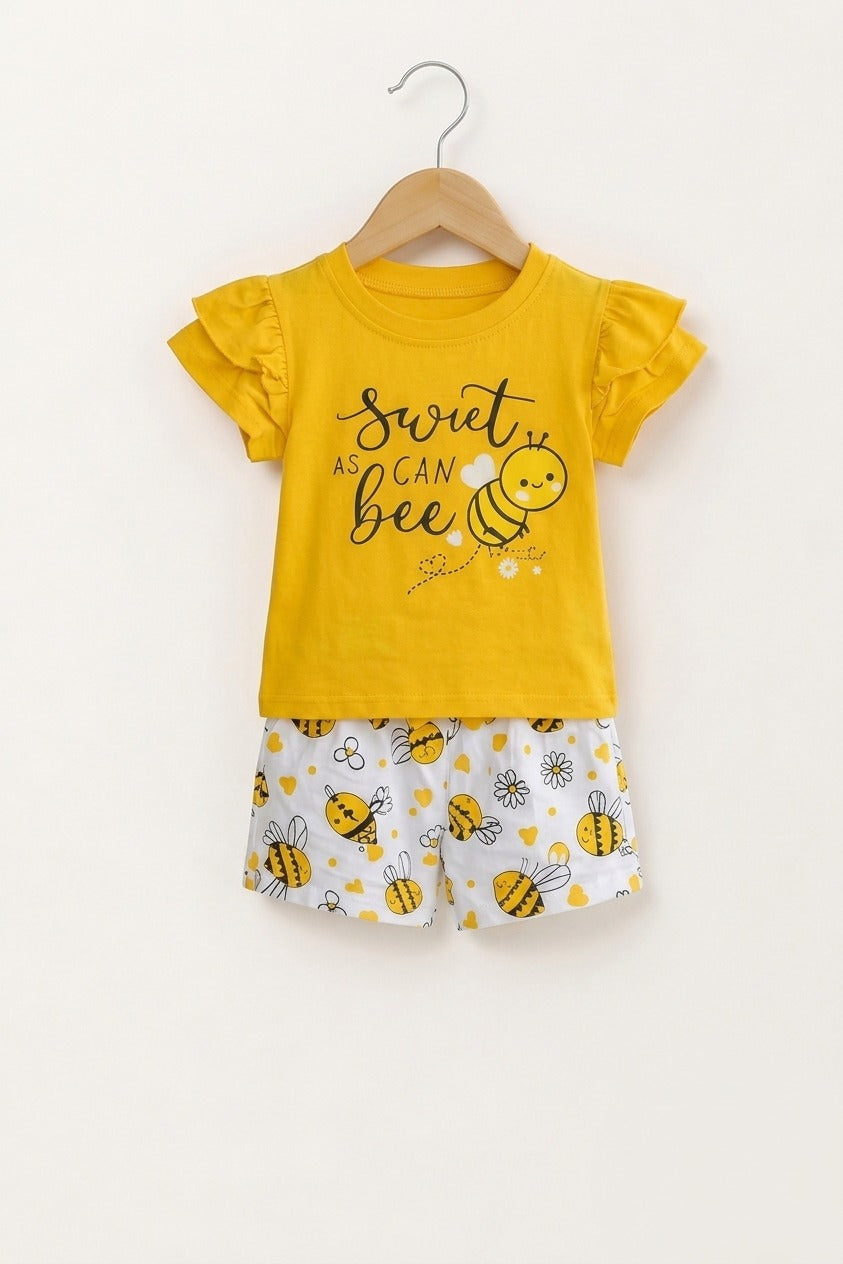 Girls  T-Shirt & Pant Set 204