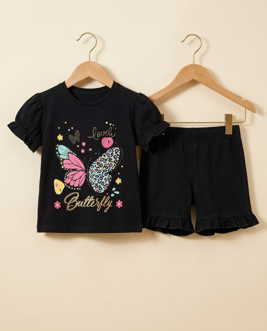 Girls T-Shirt & Pant Set 221