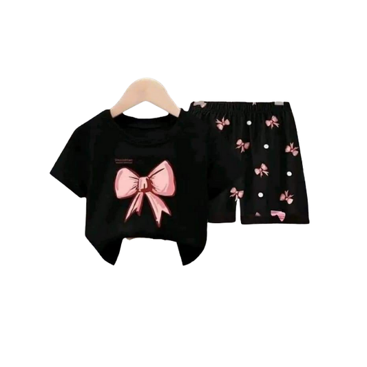 Baby & Kids 2pcs  Printed T-shirt Set (3mths-6yrs)-0075