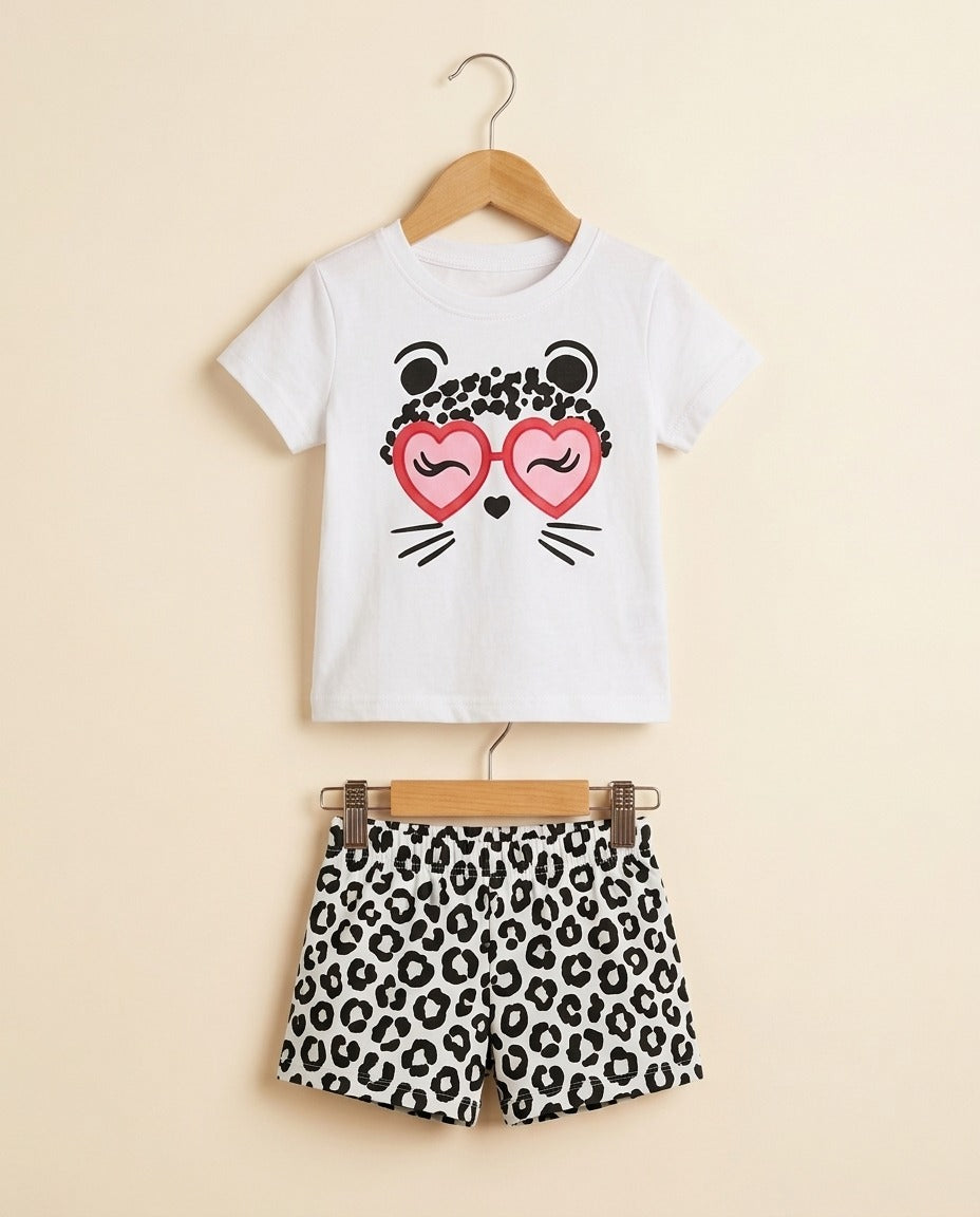 Girls T-Shirt & Pant Set 216