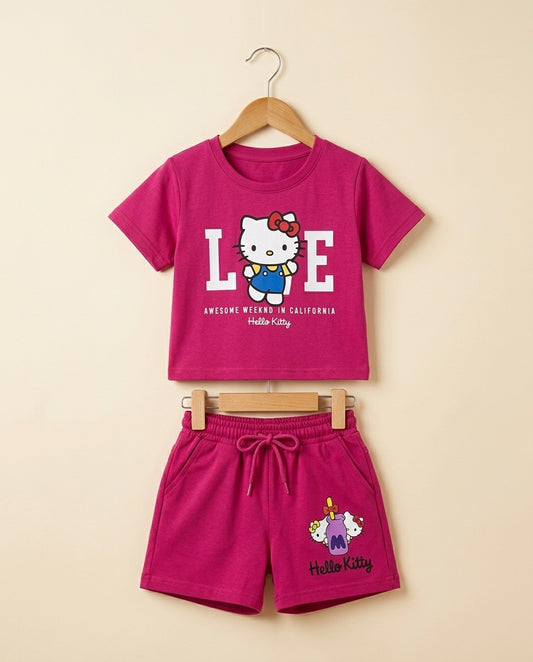 Girls T-Shirt & Pant Set 215