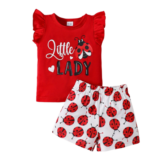 Baby & Kids 2pcs  Printed T-shirt Set (3mths-6yrs)-0095