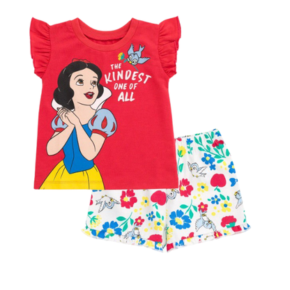 Baby & Kids 2pcs  Printed T-shirt Set (3mths-7yrs)-0081
