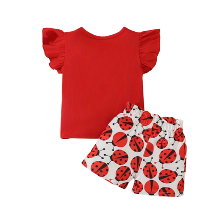 Baby & Kids 2pcs  Printed T-shirt Set (3mths-6yrs)-0095