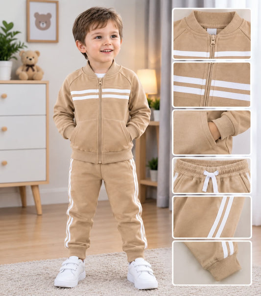 Boys Winter Tracksuit (Khaki)