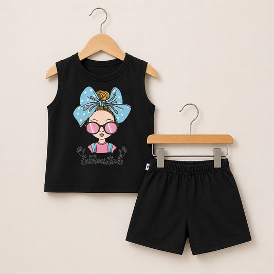 Lucky Day Green and Gray Outfit Set 059