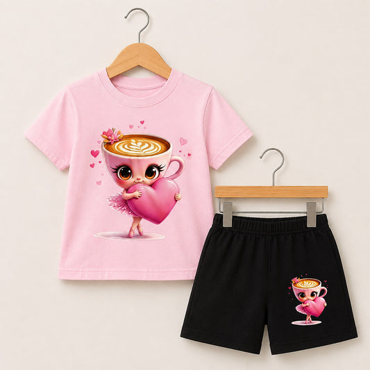 Kawaii Pink Cupcake Outfit Set 086