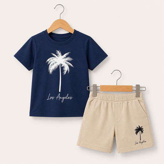 Kid's Los Angeles Palm Outfit Set 079