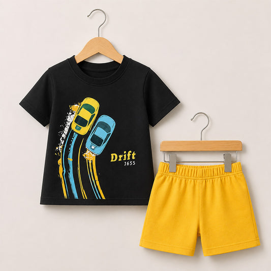 Kids Drift Car Outfit Set 013