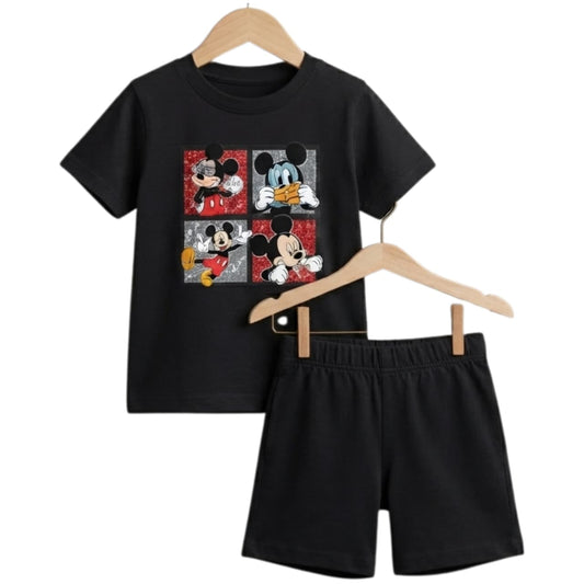 Girls Mickey & Friends Printed T-Shirt & Shorts Set 144