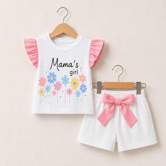 Mama’s Girl Floral Outfit Set 078