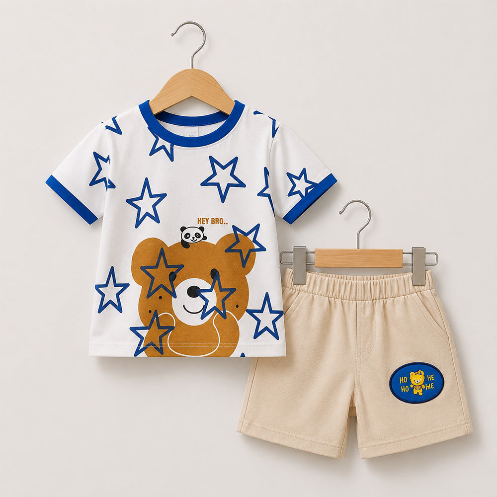 Playful Bear and Star Outfit 101