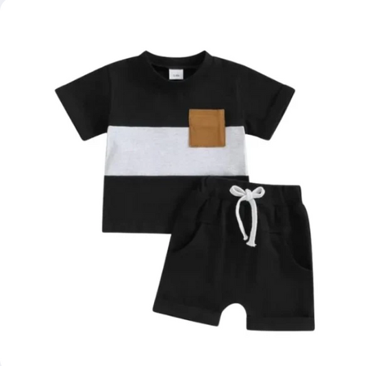 Baby & Kids 2pcs  Printed T-shirt Set (3mths-6yrs)-0014