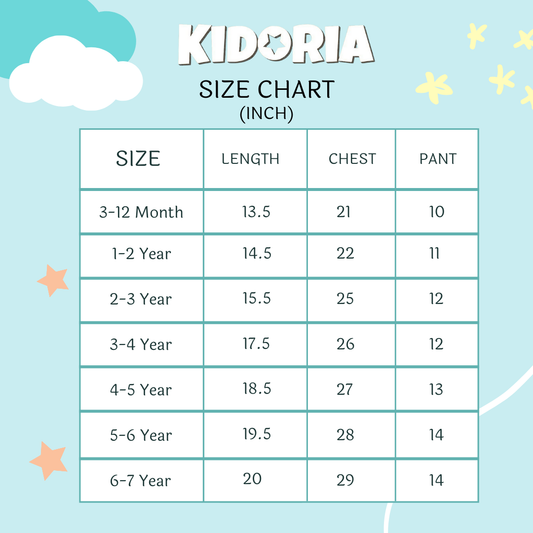 Baby & Kids 2pcs  Printed T-shirt Set (1years-7yrs)-0163