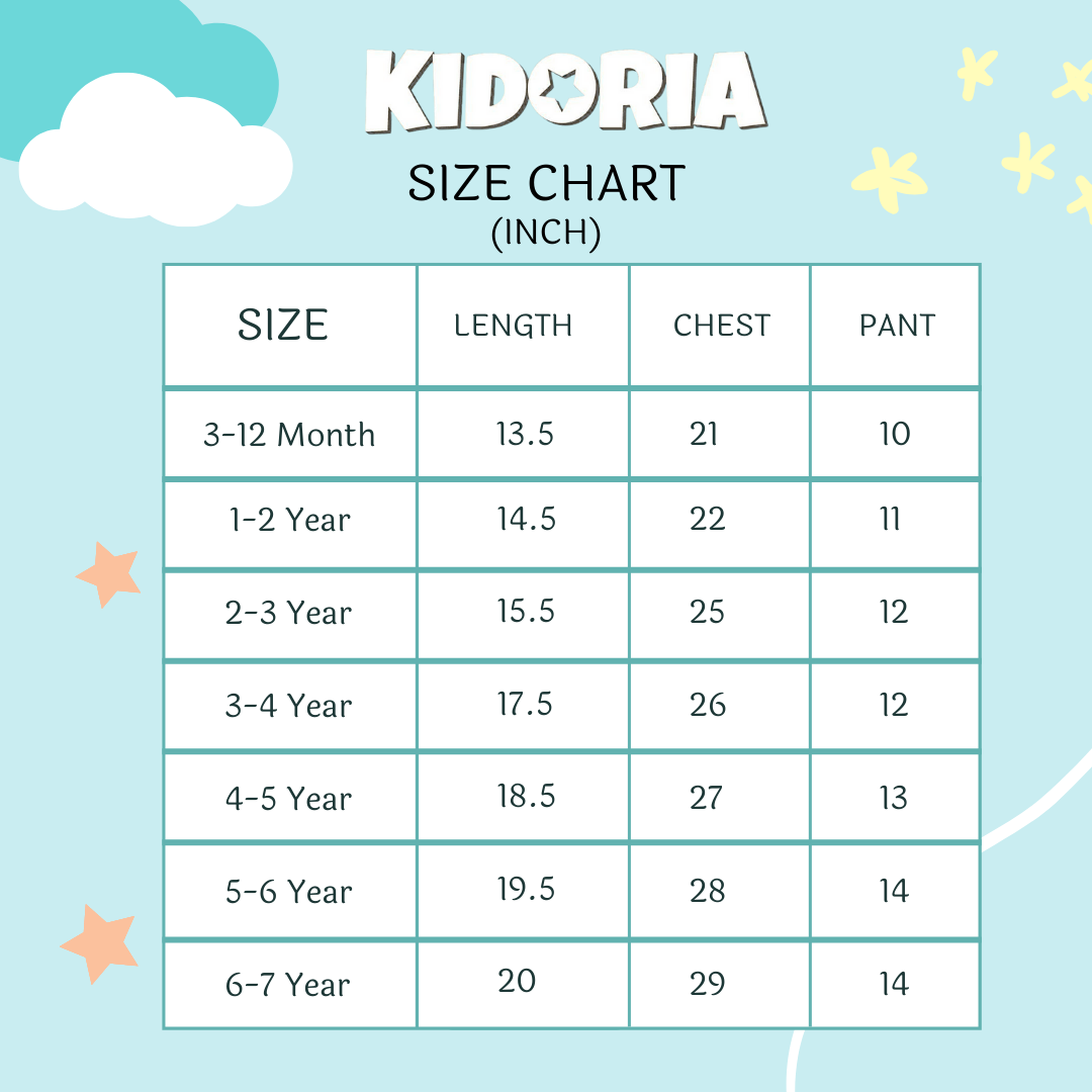 Baby & Kids 2pcs  Printed T-shirt Set (1years-7yrs)-0168