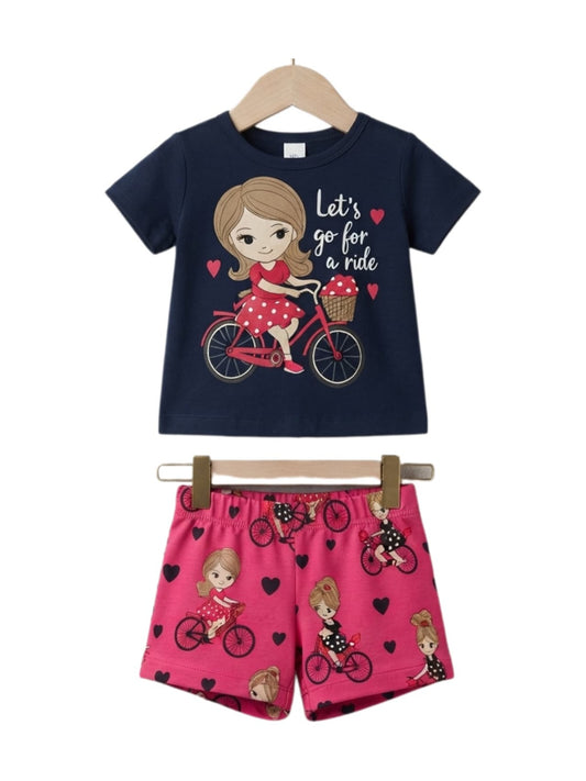 Girls T-Shirt & Pant Set 231