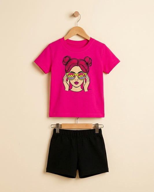 Girls T-Shirt & Pant Set 234